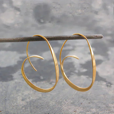 Amazing spiral earrings 