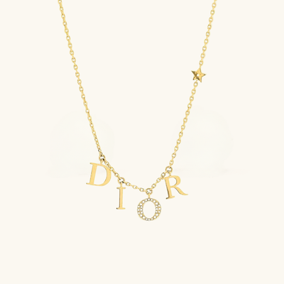 قلادة CD ذهبية