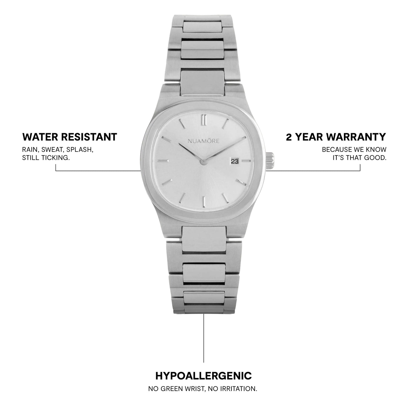 Silver Wave Oceana Watch