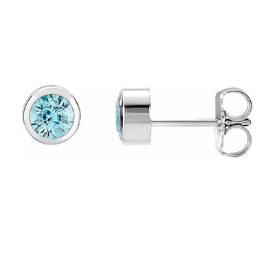 1CT أقراط بتصميم بزل لامع