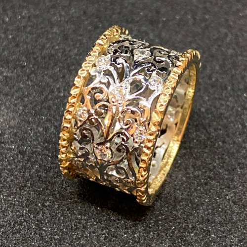 Mika - Antique Zirconia Evie Ring 