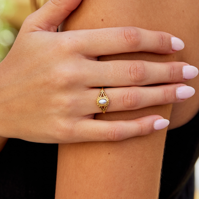 Antique Royal Pearl Ring