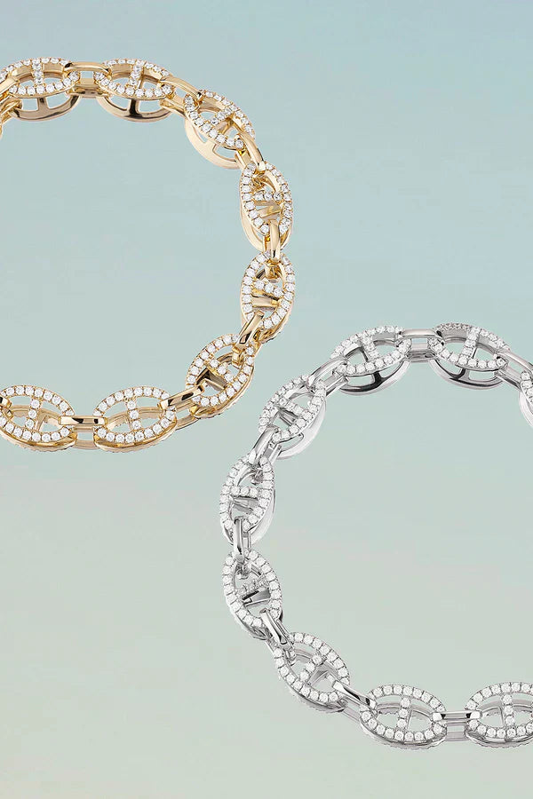 Marina Island Bracelet | White Gold