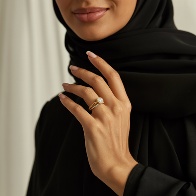 Savaya Ring Set | Gold