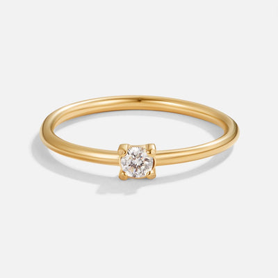 gold rings with birthstone