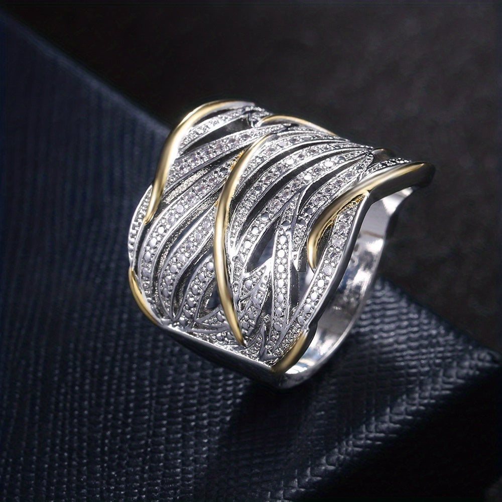 Elegant multi-layered ring