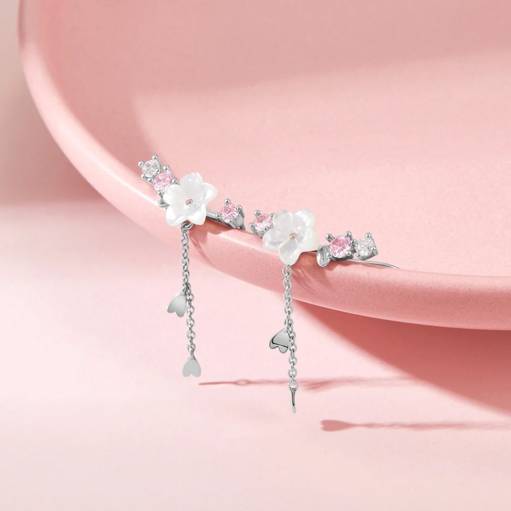 cherry blossom earrings