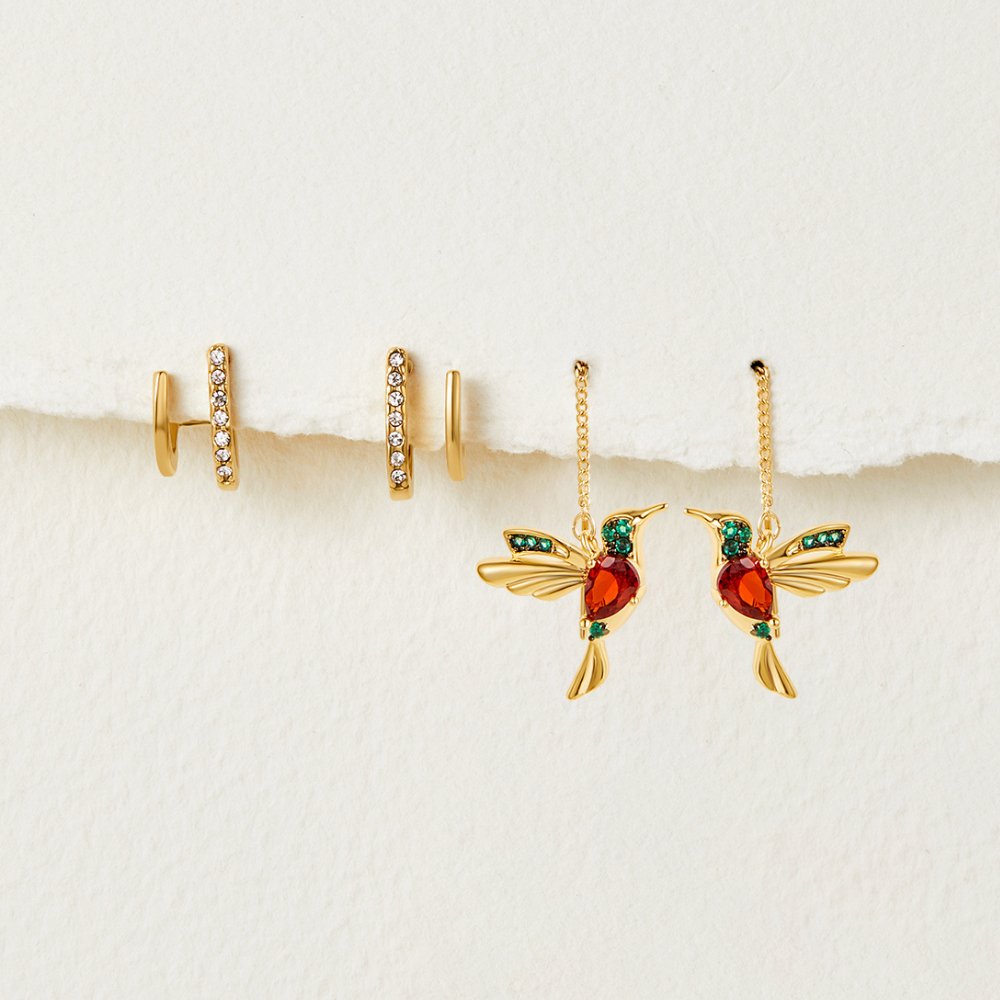 Hummingbird earrings