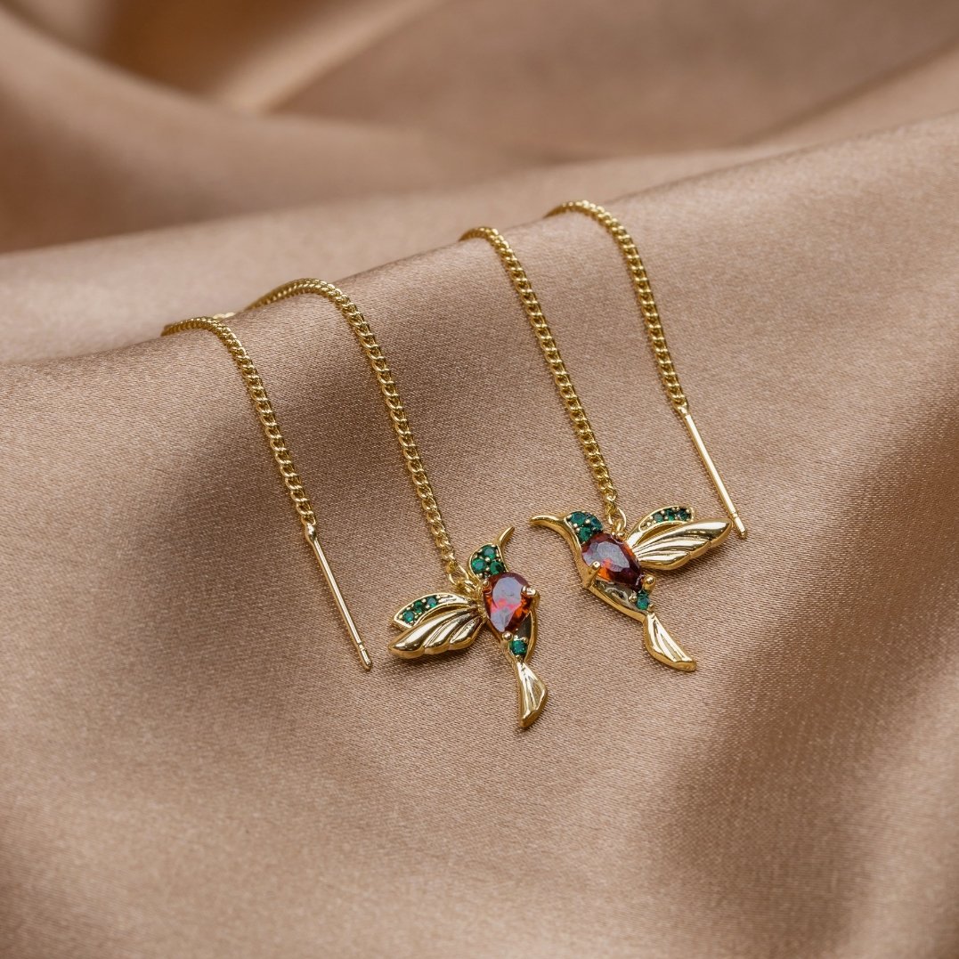 Hummingbird earrings