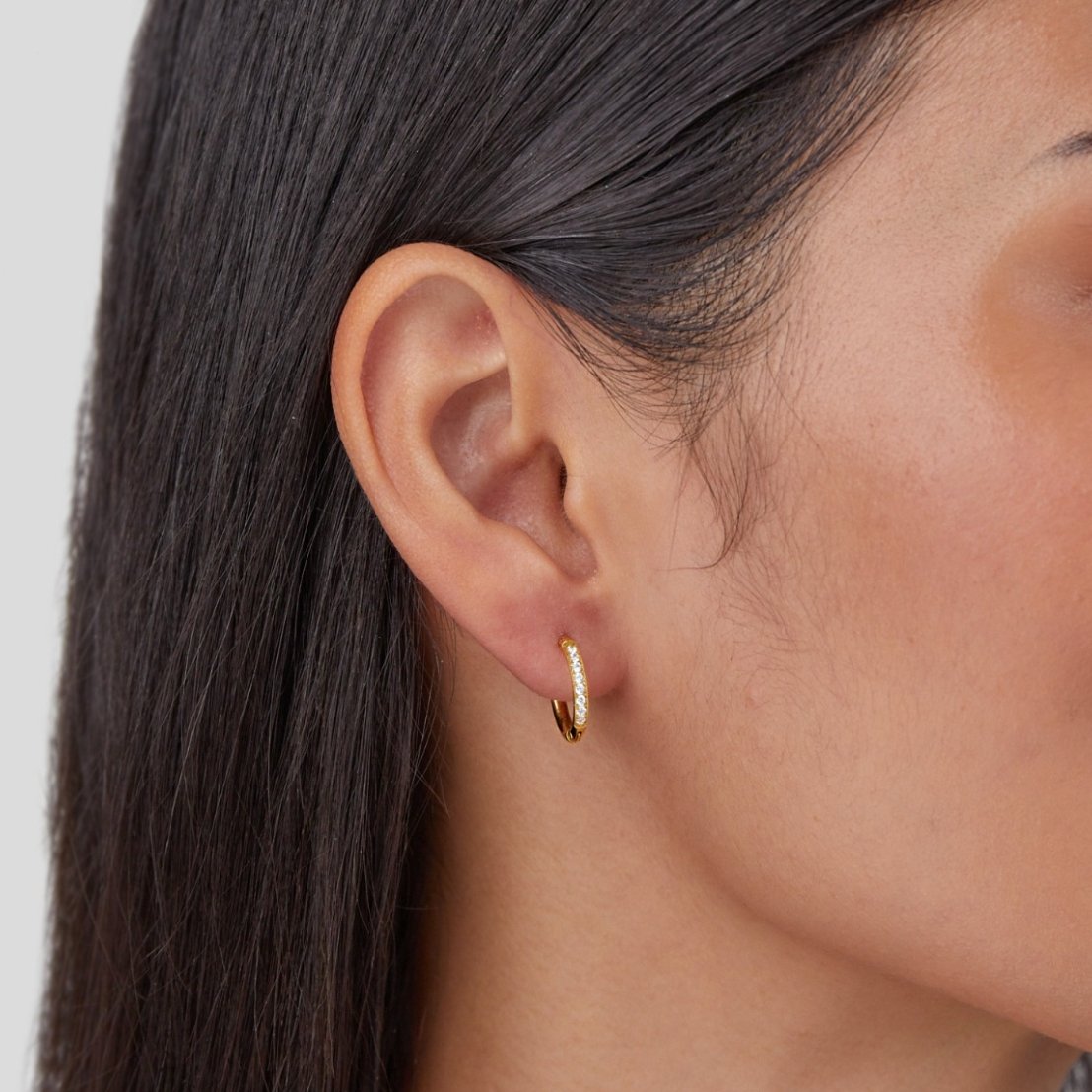 Eternal hoop earrings