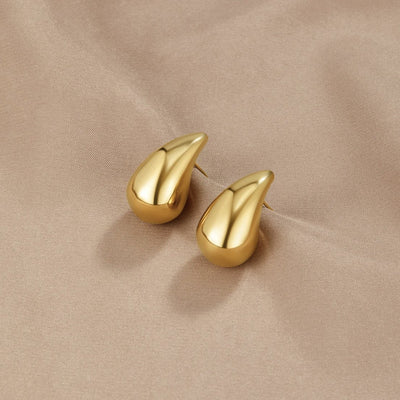 Mom Gold Dangle Earrings