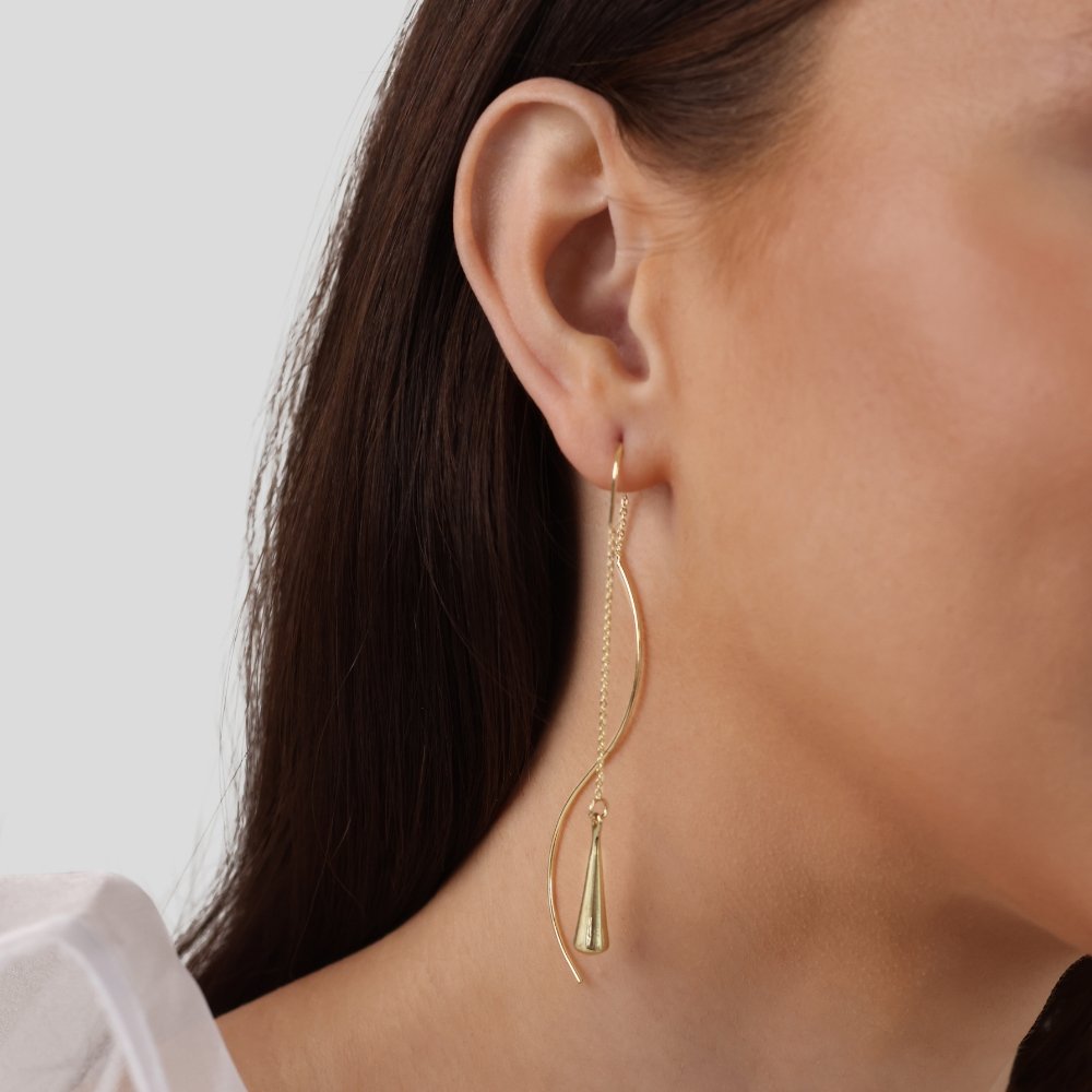 Coatin drop earrings