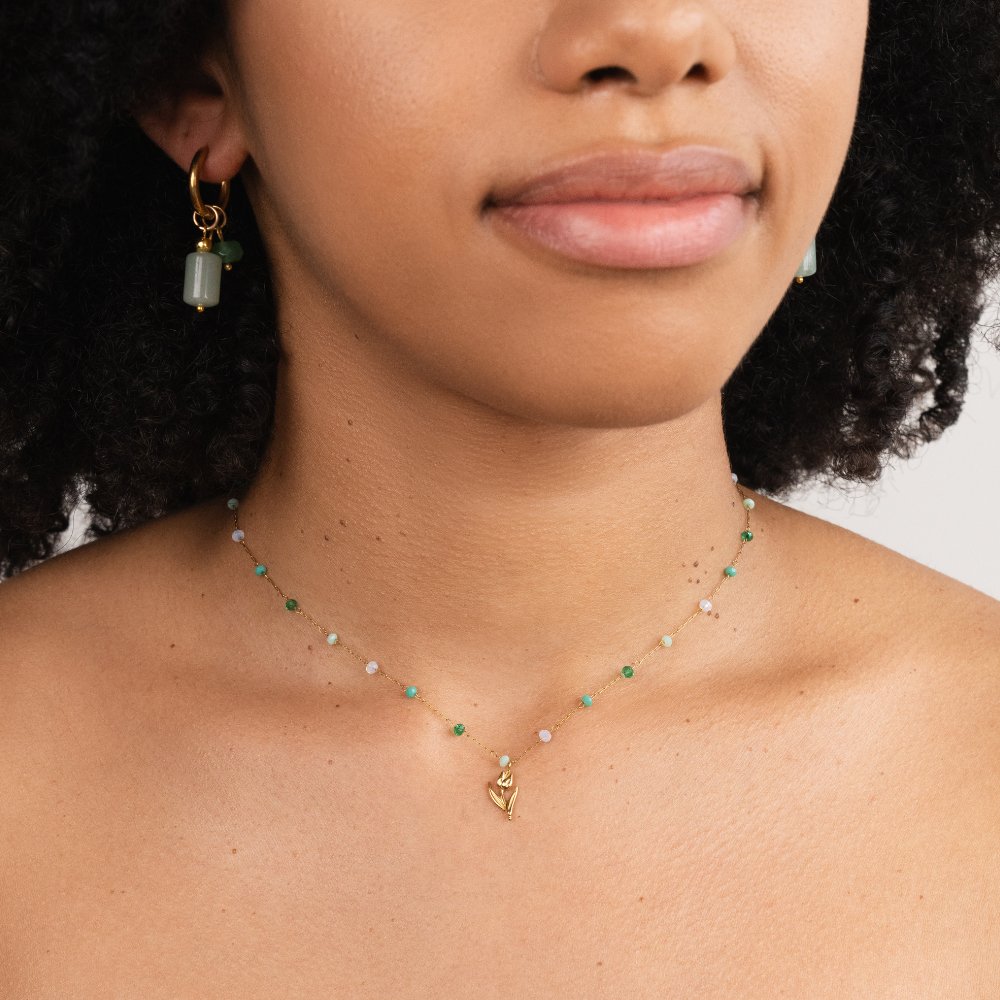 قلادة لؤلؤة جولدن توليب