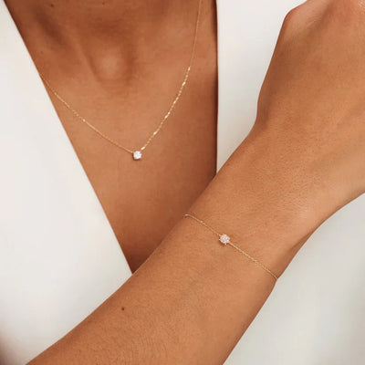 Moissanite Stone Set | Gold