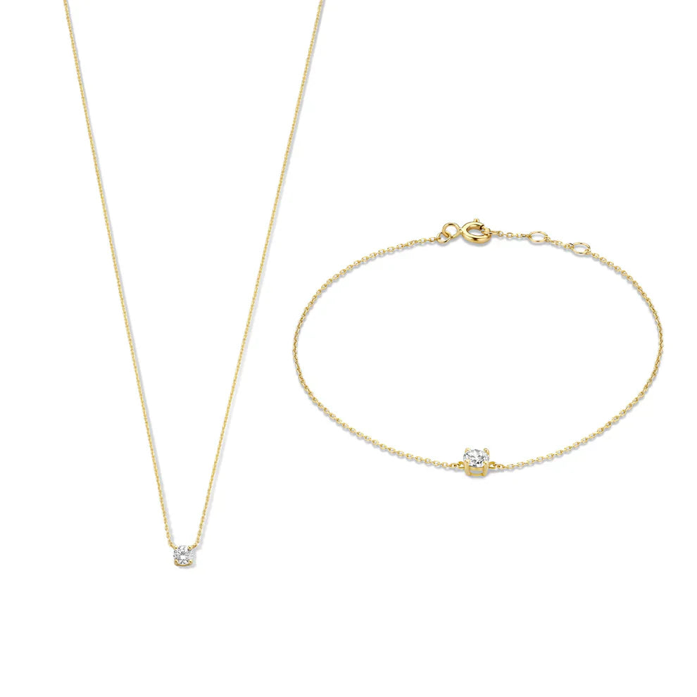 Moissanite Stone Set | Gold