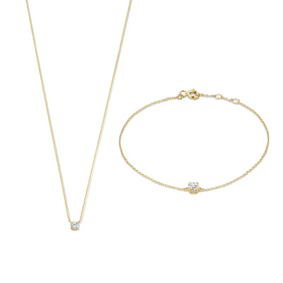 Moissanite Stone Set | Gold