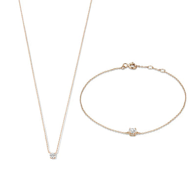 Moissanite Stone Set | Gold