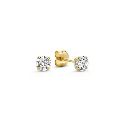 Moon Tear Stone Earrings | Gold