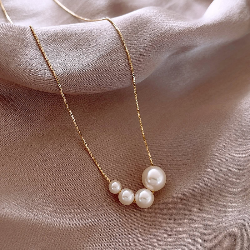 Yvette - Classic Pearl Necklace 