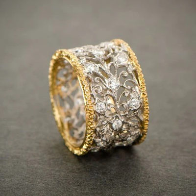 Mika - Antique Zirconia Evie Ring 