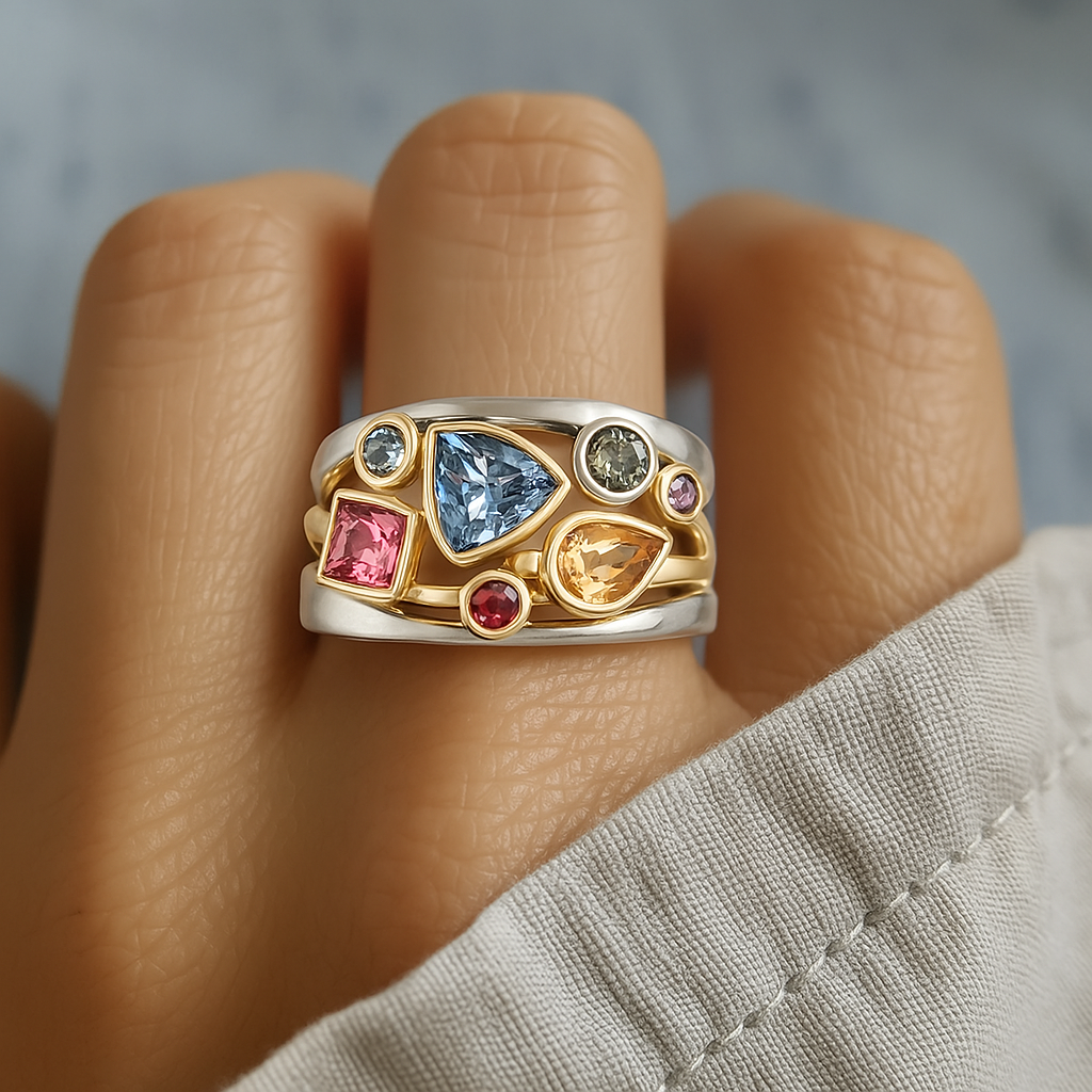 antique zirconia ring 