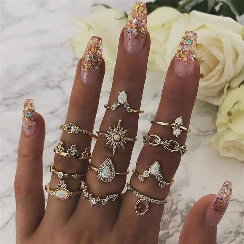 Unique package containing 8 to 12 rings