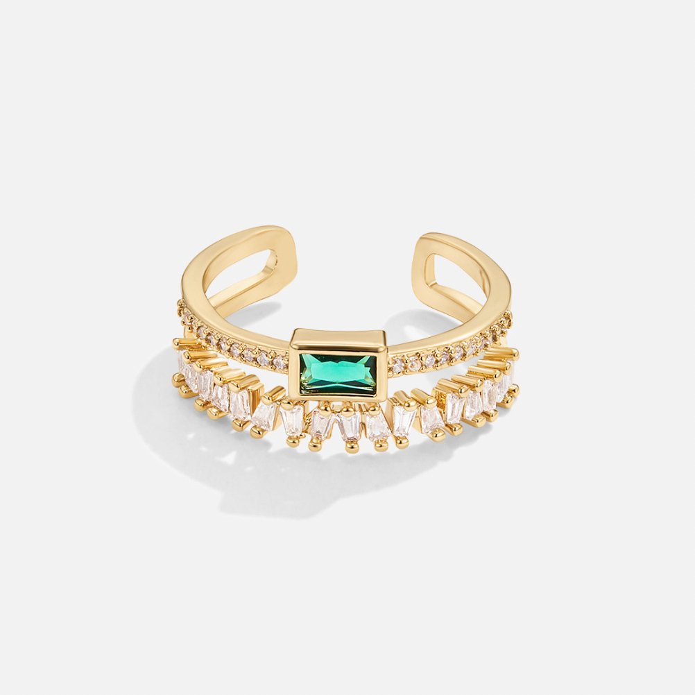 Bliss - Multi-layered crystal ring