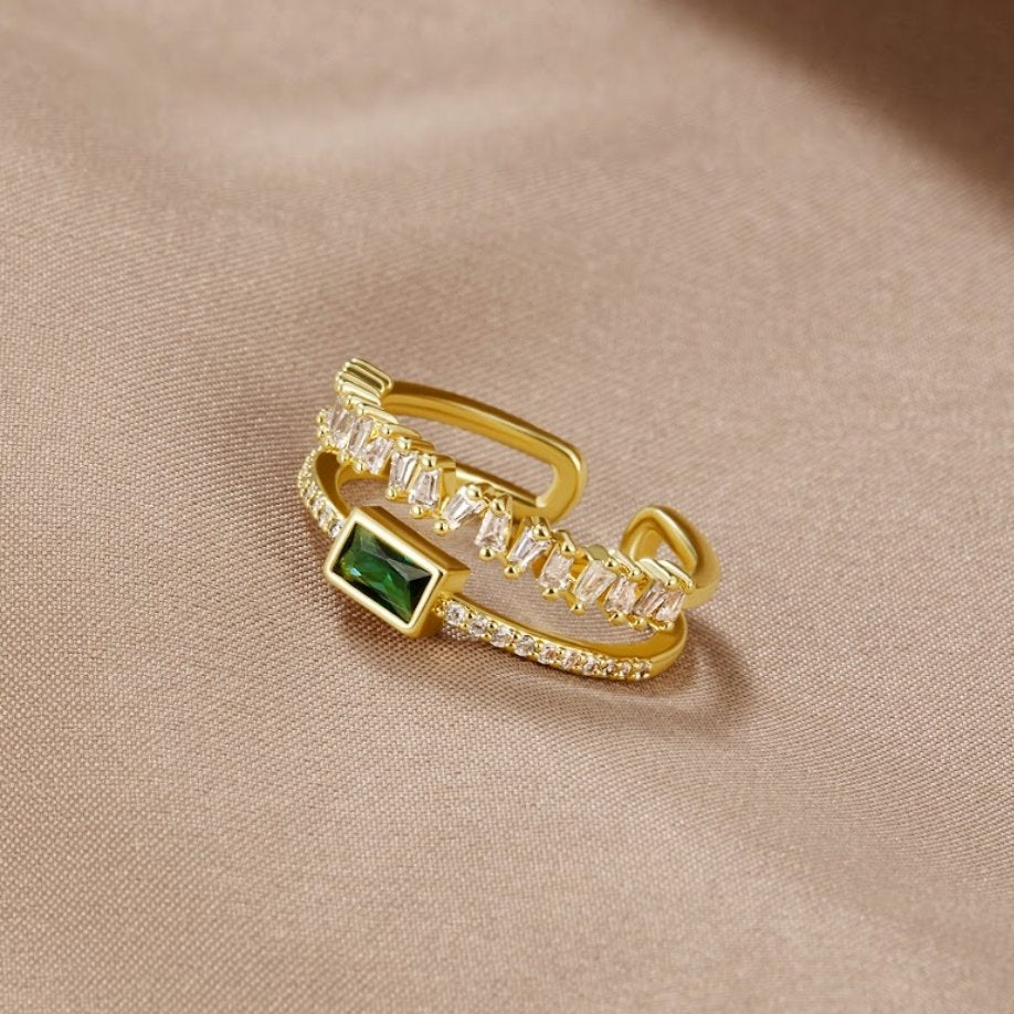 Bliss - Multi-layered crystal ring