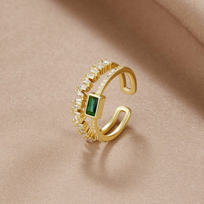 Bliss - Multi-layered crystal ring