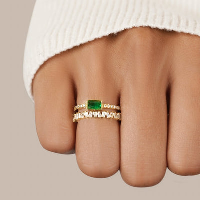 Bliss - Multi-layered crystal ring