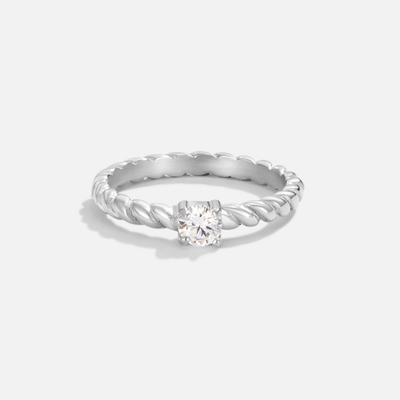 Milan Sparkling Silver Ring
