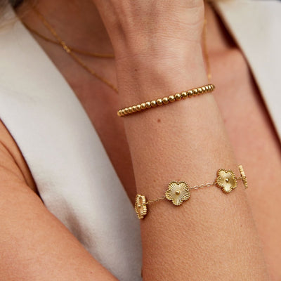 Pearl Nila bracelet in gold