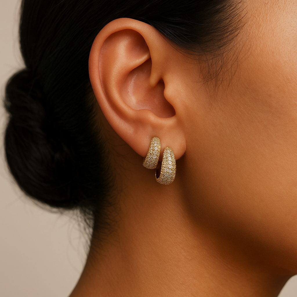 Jules Mini Earrings | Gold