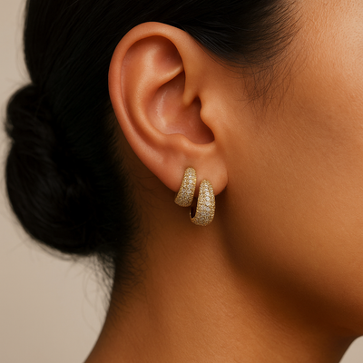 Jules Mini Earrings | Gold