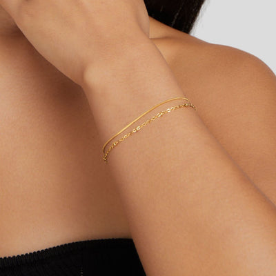 Pia Gold Multi-layer Bracelet