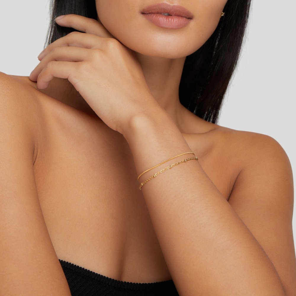 Pia Gold Multi-layer Bracelet