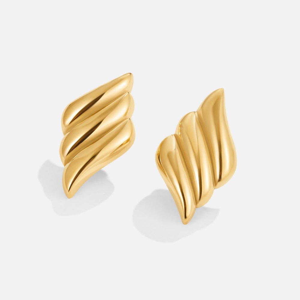 Rennie Chunky Gold Earrings