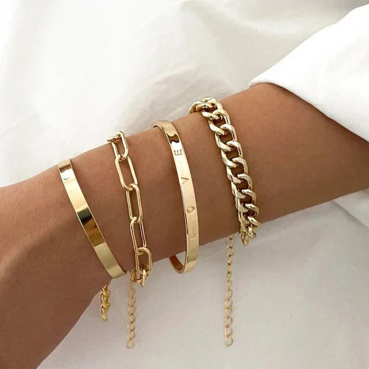 Elan Mercer Bracelet Collection | Gold