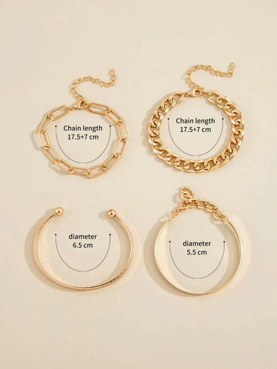 Elan Mercer Bracelet Collection | Gold