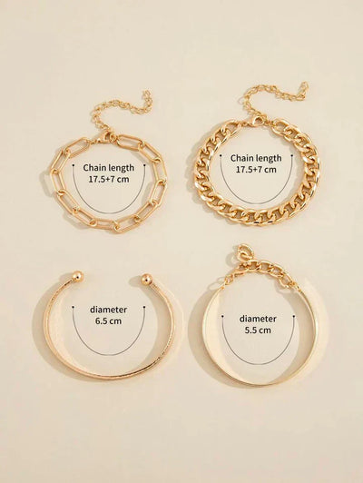 Elan Mercer Bracelet Collection | Gold