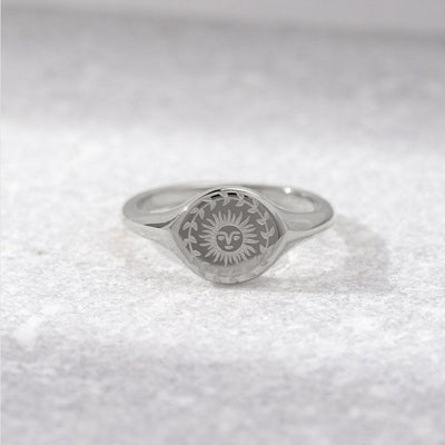 Silver ring for summer festival