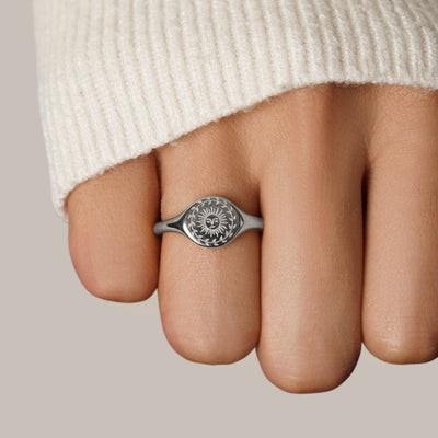 Silver ring for summer festival