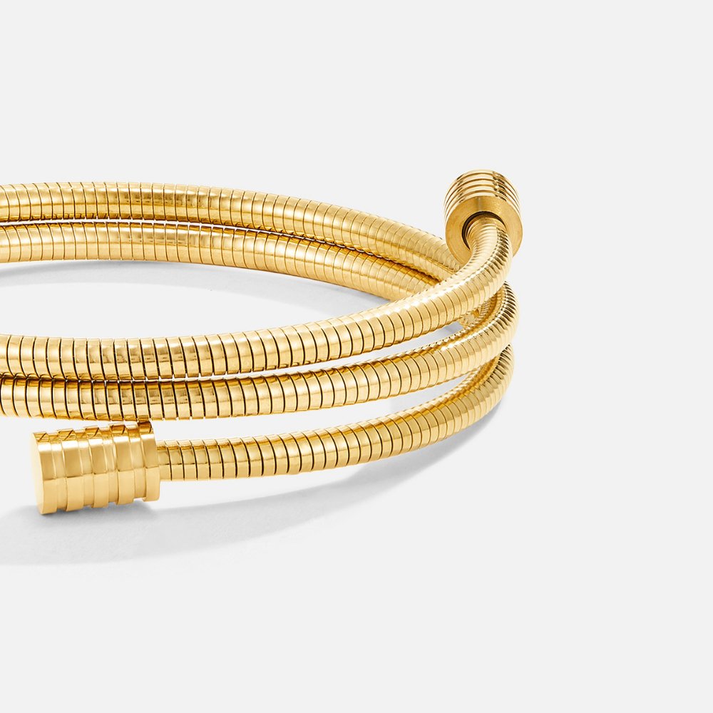 twisted gold bracelet